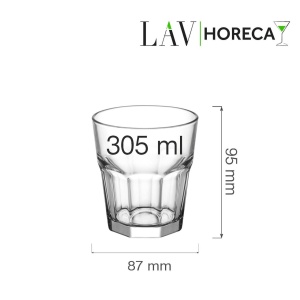 Pahar mic Amsterdam, 305 ml, LAV - Img 2
