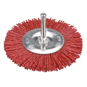 Perie circulara abraziva, NYLON 100mm, ax