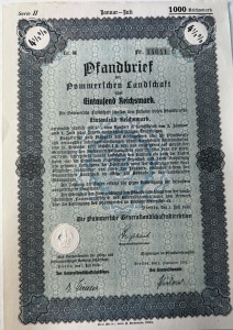Pfandbrief Germania, 1940 (1000 Reichsmark)