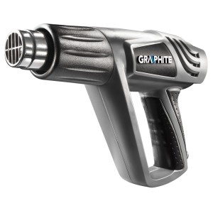 Pistol aer cald 2000W, reglaj in trepte I – 25°C, II80 – 600°C, III – 550°C, in cutie cu accesorii