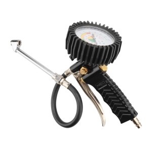 Pistol de umflat cu manometru pentru anvelope duble