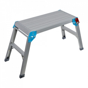 Platforma aluminiu, dimensiuni pliata 650 x 410 x 165mm, 150Kg, inaltime 50cm, Silverline - Img 1