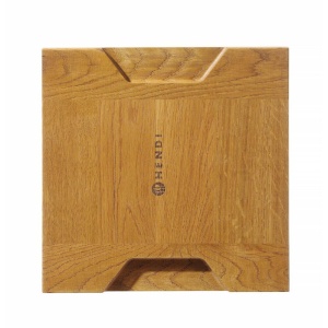 Platou de servire din stejar, HENDI, 270x270x(H)20mm - Img 2