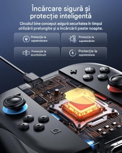 Powerbank / Grip incarcare Joy-Con Nintendo Switch 2, acumulator incorporat 1400mAh, Transnovo - Img 4