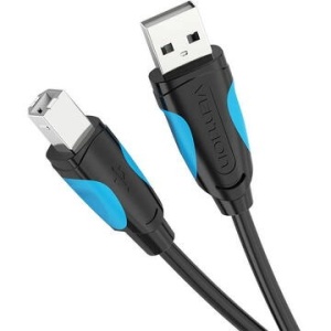 Prémium nyomtató- és perifériakábel, USB-A–USB-B, 3 m, 480 Mbps, Vention