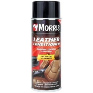 Professzionális autóbőr ápoló, hidratáló és tisztító spray, 400 ml, Morris