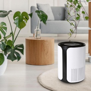 Purificator aer mini, inteligent Wi-Fi, filtru hepa, 150 m3/ora, 18m2, 28W, anion, Home - Img 3