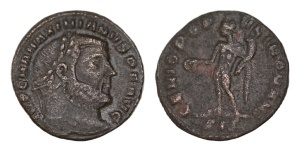 Quarter Follis - MAXIMIANUS HERCULIUS ( 286-305 AD ) - Moneda Antica Romana