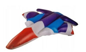 Racheta gonflabila pentru piscina, litoral, 156 x 97x 19cm, maxim 50kg, 3 ani+, Playground - Img 1