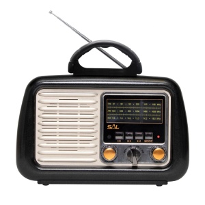 Radio tip retro, FM / AM / SW, bluetooth, usb, card, SAL RRT2B - Img 2