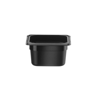 Recipient GN 1/6 175x160x(H)100mm Negru, Hendi