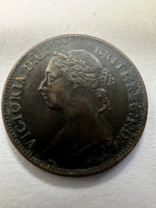 REGATUL UNIT - VICTORIA - FARTHING 1881