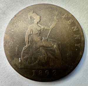 REGATUL UNIT - VICTORIA - ONE PENNY 1892 - Img 2