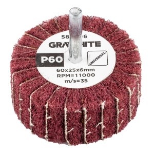 Roata lamelara 60 x 25 x 6 mm, P60