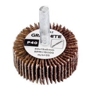 Rola cu lamele abrazive 40 x 15 x 6 mm, P40