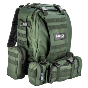 Rucsac supravietuire, 40L, poliester 600D, 3 minigenti detasabile, Neo - Img 1