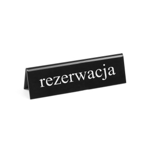 Semn de masă rezervat, HENDI, rezervat, 130x30x(H)38mm