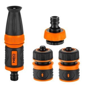 Set 1/2 " cu pistol tip duza drept, conectori si racord pentru robinet
