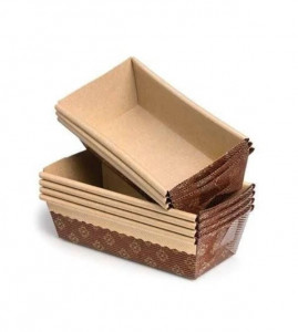 Set 40 forme pentru cozonac din carton 235 x 80 x 70mm - Img 1