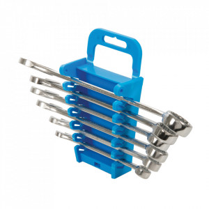 Set 6 chei fixe combinate, metric, 8, 10, 12, 13, 14, 17, Silverline - Img 2