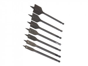 Set 7 freze lemn , otel-carbon, 10-40 mm , Silverline - Img 3