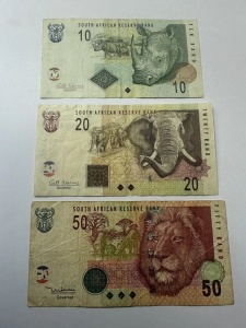 Set Bancnote - Africa de Sud - 10/20/50 Rand ( 2005-2012 ) - Img 2