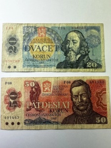 Set Bancnote - Cehoslovacia - 20/50 Korun ( 1987-1988 ) - Img 3