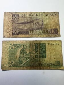Set Bancnote - Gana - 10/20 Cedis ( 1980-1982 ) - Img 2
