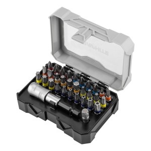 Set de biti 25 mm, cu suport magnetic 68 mm, 32 buc. - Img 2