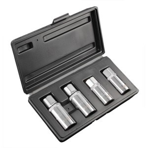 Set extractoare cilindrice , 4 piese,1/2''. CrV