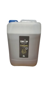 Sirop premium foarte concentrat pentru cafea, prajituri, cocktail, inghetata, pachet economic XXL, 5L, aroma de caramel cu unt, Drop