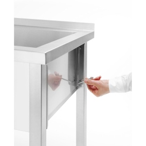 Spalator cu o singura cuva Budget Line 800x600x850 mm - Img 2