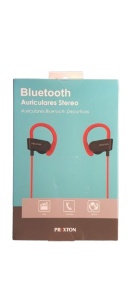 Sport fejhallgató bluetooth 4.2, akkumulátor 100 mAh, piros, Prixton