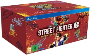 Street Fighter 6 Collectors Edition játék PlayStation 4-re, gyűjtői kiadás, gyűjtői figurákat és kiegészítőket tartalmaz - kissé sérült csomagolásban