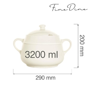 Supiera Fine Dine, Crema 3.2 l - Img 2