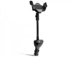 Suport incarcator auto, 2 x USB, 3.1Ah, brat flexibil, LogiLink - Img 2