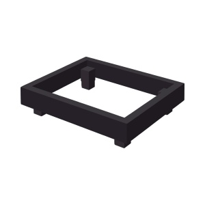 Suprapunere stand Madeira Black GN 1/2 Fine Dine - Img 1