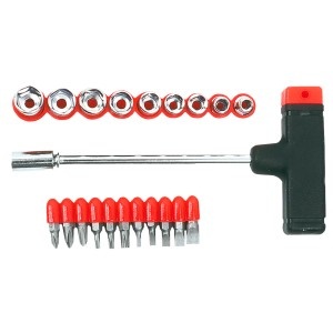 Surubelnita-Varfuri si tubulare cu maner, 21 buc -set