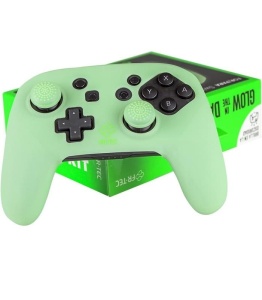 Szilikon védőburkolat, kompatibilis a Nintendo Switch Pro kontrollerrel, világít a sötétben, FR-Tec