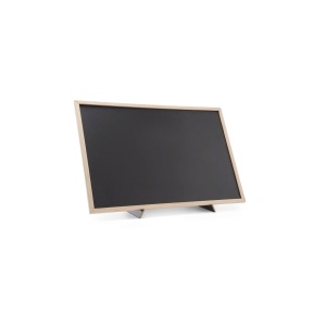 Tabla neagra cu suport si rama de lemn 400x600mm Hendi - Img 2
