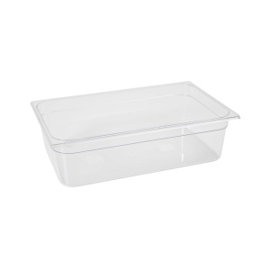 Tava Gastronorm GN 1/1 65 mm 9 lt - policarbonat transparent- Hendi