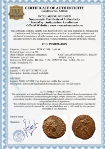 TETRICUS II - CAESAR (272-274 AD ) - TRIER - Moneda Antica IMPERIUL GALLIC - Img 3