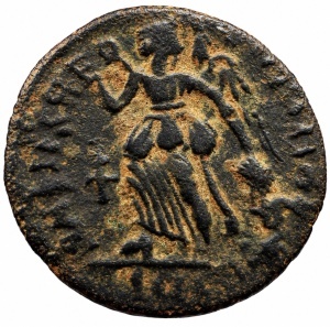 THEODOSIUS I ( 379-395 AD ) - Moneda mica romana - Img 2