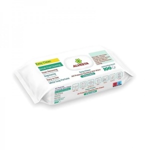 Többfelületes nedves törlőkendők, 100 db csomagban, maximális hatékonyság, Alvesta Easy Clean - Img 2