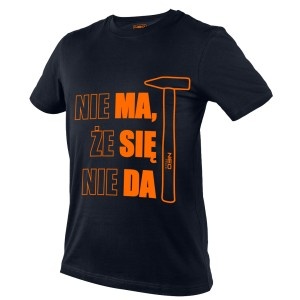 Tricou imprimat, MA SIE DA marimea L, negru