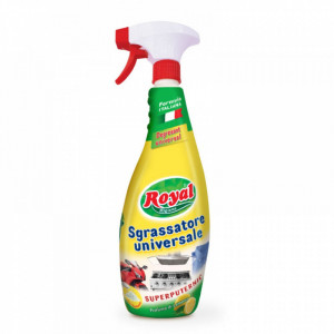 Univerzális zsírtalanító oldat spray-vel, 750ml, citrom illatú, Sgrassatore, Royal