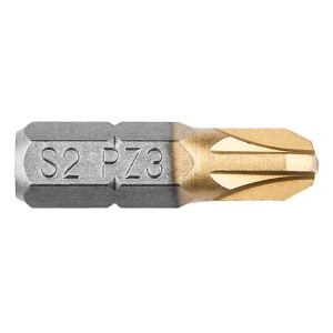 Varf[ bit] pentru surubelnita electrica PZ3, 25mm, 1/4 ", 2 buc ,