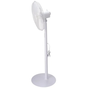 Ventilator cu picior pentru camera, 40W, 3 trepte, diametru 40cm, alb, Descon - Img 6