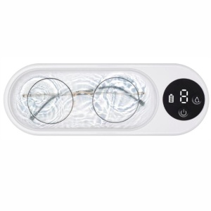 Vibráló tisztító borotválkozáshoz, borotvapengékhez, ékszerekhez, szemüvegekhez, 300ml, akkumulátorral, USB-C tápegységgel, Home - Img 3