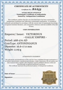 VICTORINUS - GALLIC EMPIRE ( 268-270 AD ) - Moneda Antica Romana - Img 3